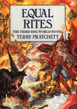 The cover of Equal Rites by Terry Pratchett