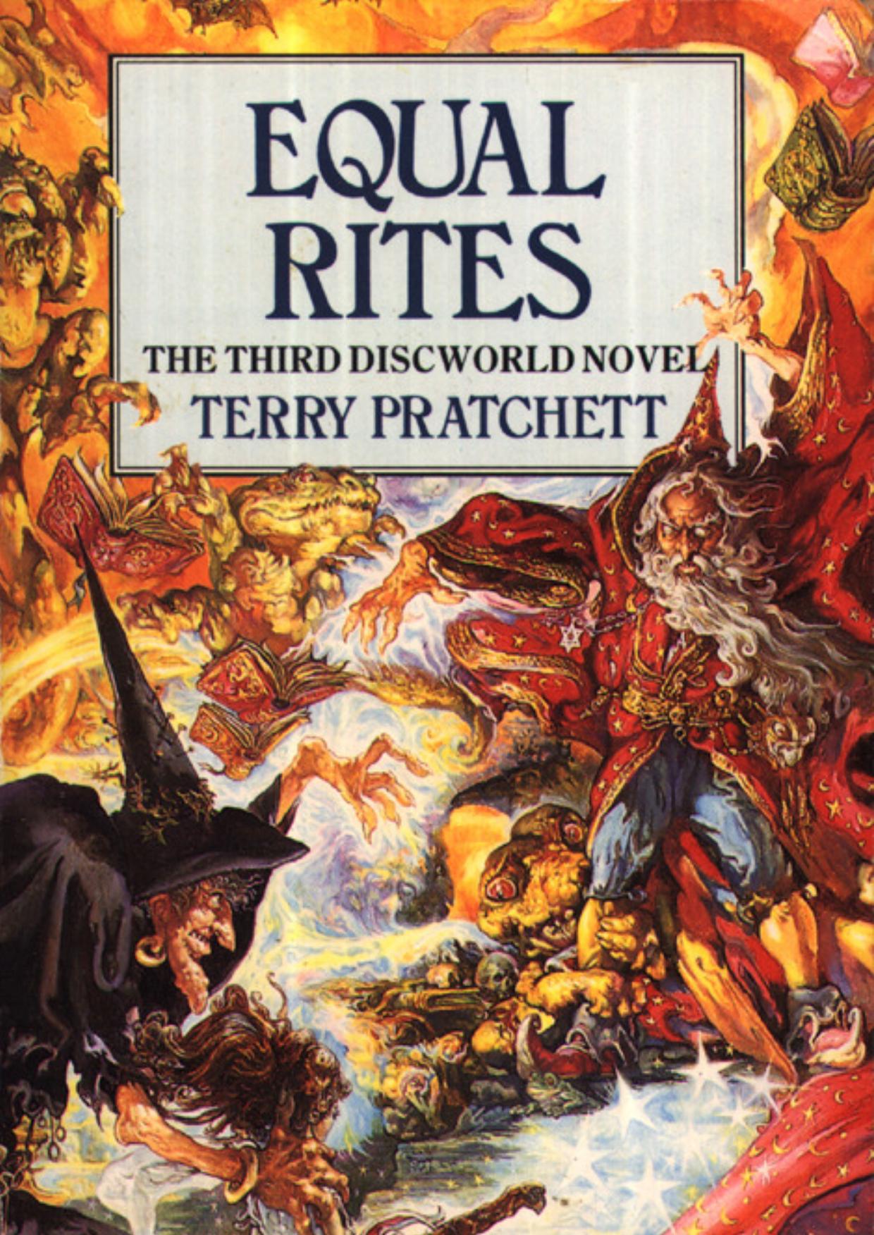 The cover of Equal Rites by Terry Pratchett