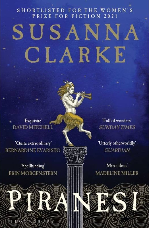 The cover of Piranesi by Susanna Clarke